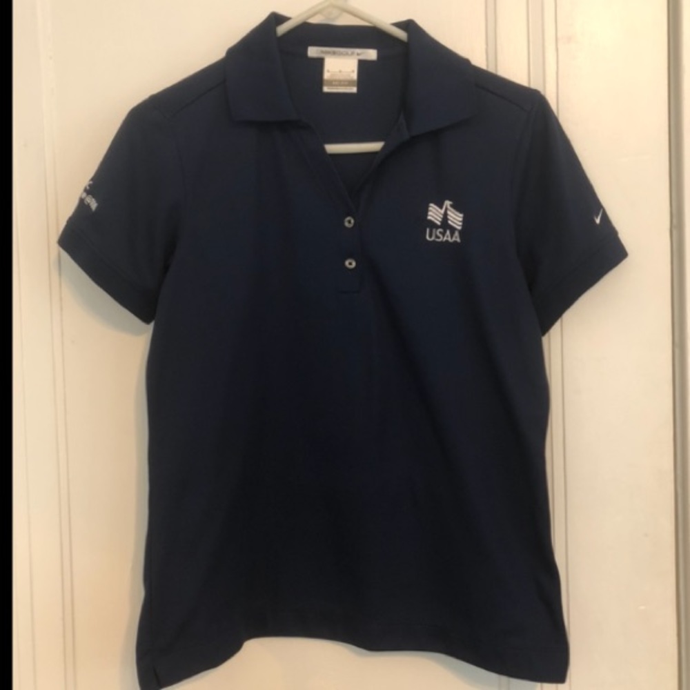 USAA Nave Blue polo